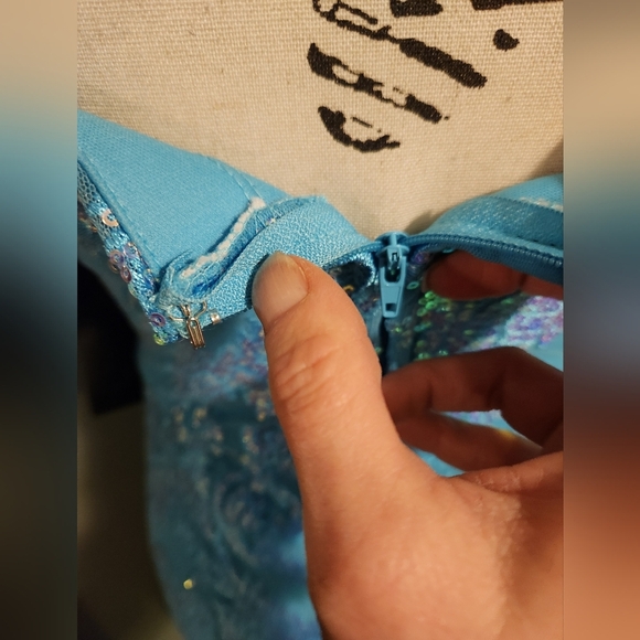 City Vibe Strapless Sequin Gown - Picture 11 of 14